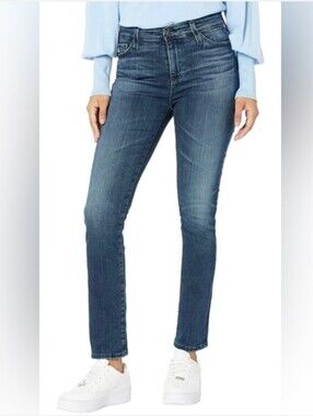 AG Adriano Goldschmied Mari High Rise Straight Denim Jeans Size 28R NWOT